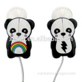3D embossed silicone Soft PVC rubber earphone Charms